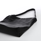Сумка - мешок женская на магните, 31×8.5×30 см, чёрная - Фото 6