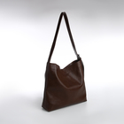 Сумка женская на магните, косметичка, цвет коричневый - фото 23689446