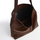 Сумка женская на магните, косметичка, цвет коричневый - фото 23689448