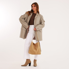 Сумка - мешок женская на магните, 31×8.5×30 см, бежевая - Фото 7