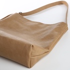 Сумка - мешок женская на магните, 31×8.5×30 см, бежевая - Фото 6
