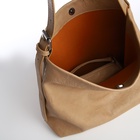 Сумка - мешок женская на магните, 31×8.5×30 см, бежевая - Фото 8