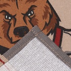 Кухонное полотенце «Доляна. Настоящий защитник», 35×60 см, 100% хлопок, рогожка 160 г/м² - Фото 6