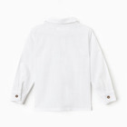 Рубашка для девочки KAFTAN Linen, р.28 (86-92см) белый - Фото 10
