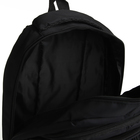 Рюкзак школьный из текстиля на молнии, 4 кармана, цвет чёрный/серый - фото 23689464