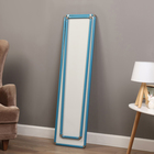 Зеркало интерьерное напольное, акрил, 35 х 125 см. синие, - Фото 3