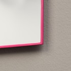 Зеркало интерьерное настенное, акрил, 18 х 24 см, фуксия - фото 23746847