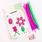 Цветы своими руками из меховых палочек «Букет тюльпанов», набор для творчества на 8 марта - Фото 2