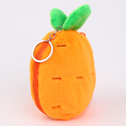 Мягкая игрушка «Зайка-морковка» на брелоке, 11 см - фото 9158092