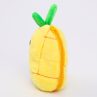 Мягкая игрушка «Зайка-ананас» на брелоке, 11 см - фото 9158096