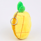 Мягкая игрушка «Зайка-ананас» на брелоке, 11 см - фото 9158098