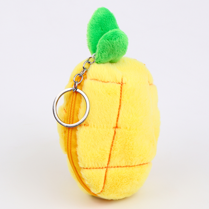 Мягкая игрушка «Зайка-ананас» на брелоке, 11 см