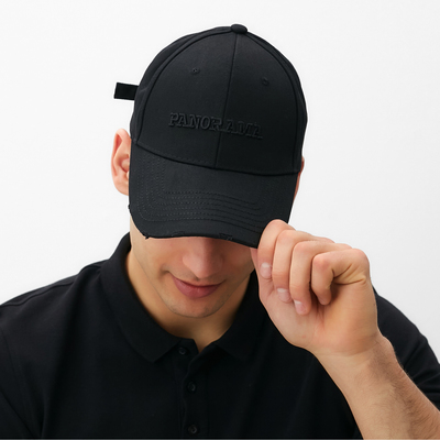 Кепка MINAKU PANORAMA, чёрная, размер 58