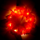 Венок гавайский световой «Алоха», 3 режима подсветки, цвет красный - фото 11163164