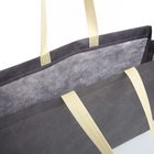 Сумка пляжная без застёжки, цвет серый (комплект 2 шт) - фото 23689518