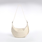 Сумка женская багет на молнии, 26.5×7.5×20 см, белая - Фото 9