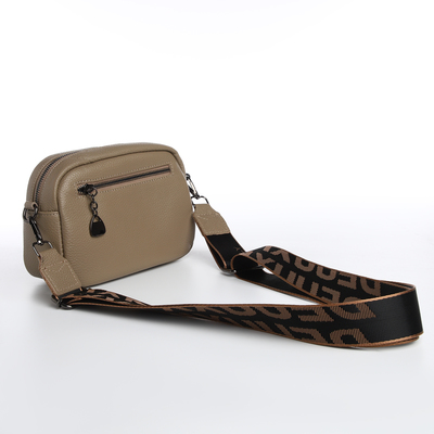 Сумка женская на молнии, цвет хаки