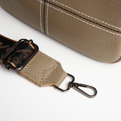 Сумка женская на молнии, цвет хаки