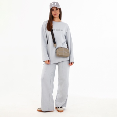 Сумка женская на молнии, цвет хаки