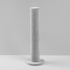 Подставка для часов, браслетов, цепочек «Тубус», флок, 10,5×10,5×31 см, d=5 см, цвет серый - Фото 2