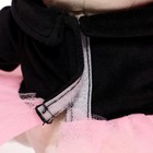 Мягкая игрушка «Зайка Лин», в чёрной куртке и розовой юбке», 20 см - Фото 4