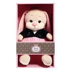 Мягкая игрушка «Зайка Лин», в чёрной куртке и розовой юбке», 20 см - Фото 6