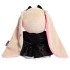 Мягкая игрушка «Зайка Лин», в модном чёрном платье с белым воротничком», 25 см - Фото 3
