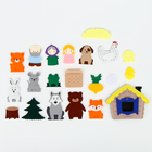 Настольный театр «Набор 5 в 1: Колобок, Репка, Курочка Ряба, Теремок, Маша и медведь» - Фото 4