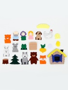 Настольный театр «Набор 5 в 1: Колобок, Репка, Курочка Ряба, Теремок, Маша и медведь» - Фото 4