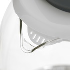 Чайник электрический HARPER HWK-GM02, 2200 Вт, 1.7 л, стекло, белый - Фото 4