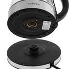Чайник электрический HARPER HWK-GM03, 2200 Вт, 1.7 л, стекло, серебристый - фото 51531364 Чайник электрический HARPER HWK-GM03, 2200 Вт, 1.7 л, стекло, серебристый - фото 51531364