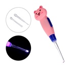 Палочка для чистки ушей LES-02, LED-подсветка, 3 насадки, от батареек, пёсик - Фото 1
