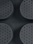 Форма для выпечки с перфорацией «Булочки», силикон, 34.5×23×2.5 см, 8 ячеек (9.5×6.3×2.4 см), чёрная - Фото 4