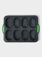Форма для выпечки с перфорацией «Булочки», силикон, 34.5×23×2.5 см, 8 ячеек (9.5×6.3×2.4 см), чёрная - Фото 6