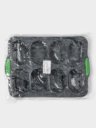 Форма для выпечки с перфорацией «Булочки», силикон, 34.5×23×2.5 см, 8 ячеек (9.5×6.3×2.4 см), чёрная - Фото 8