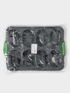 Форма для выпечки с перфорацией «Булочки», силикон, 34.5×23×2.5 см, 8 ячеек (9.5×6.3×2.4 см), чёрная - Фото 9