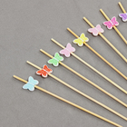 Шпажки для канапе деревянные «Бабочки», 12 см, набор 12 шт. - Фото 1