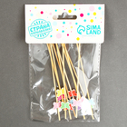 Шпажки для канапе деревянные «Бабочки», 12 см, набор 12 шт. - Фото 3