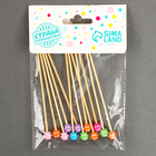 Шпажки для канапе деревянные «Сладости», 12 см, набор 12 шт. - Фото 3