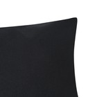Наволочка Этель 70х70, цвет чёрный, 100% хлопок, бязь 125г/м2 - Фото 2