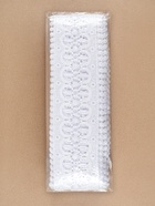 Кружево гипюровое, 83 мм, 11±1 м, белое 9597858