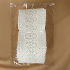 Кружево гипюровое, 83 мм, 11±1 м, айвори - Фото 3