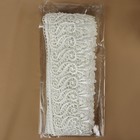 Кружево гипюровое, 94 мм, 11±1 м, цвет айори - Фото 3