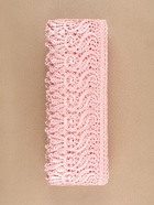 Кружево гипюровое, 94 мм, 11±1 м, цвет нежно-розовый - Фото 4