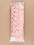 Кружево гипюровое, 78 мм, 11±1 м, нежно-розовое - фото 60832465