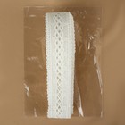 Кружево гипюровое, 40 мм, 11±1 м, айвори - Фото 3