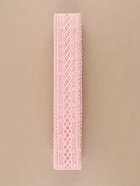 Кружево гипюровое, 40 мм, 11±1 м, нежно-розовое - Фото 4