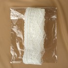 Кружево на сетке, 50 мм, 11±1 м, айвори - Фото 3