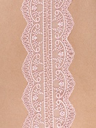 Кружево на сетке, 50 мм, 11±1 м, нежно-розовое - Фото 3