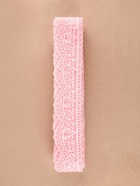 Кружево на сетке, 50 мм, 11±1 м, нежно-розовое - Фото 4